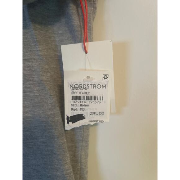 NWT Open Edit Gray Heather Cotton/Rayon Men's T Shirt Nordstrom Size Medium - Picture 3 of 5
